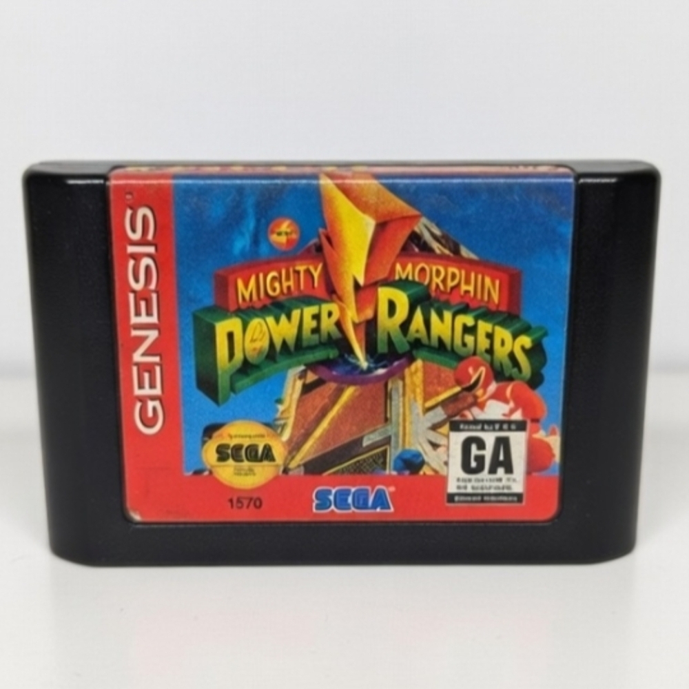 Mighty Morphin Power Rangers 🔥 Sega Genesis 🕹 Vintage Video Game
